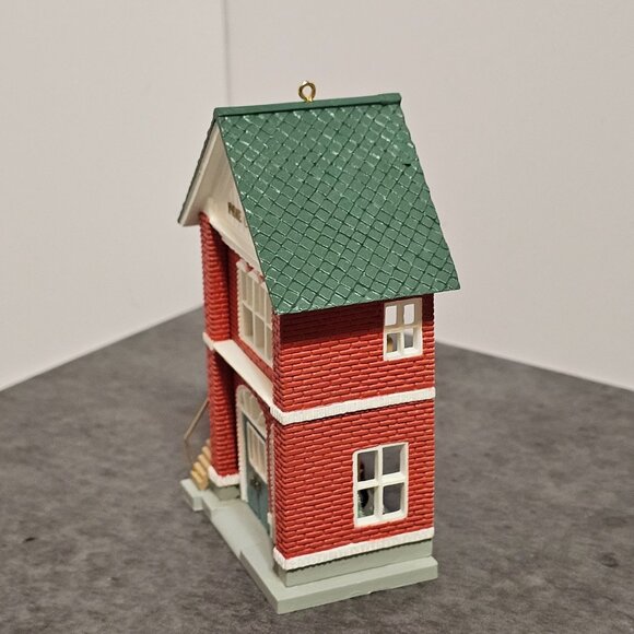 1991 Hallmark Ornament Fire Station #8 Nostalgic Houses And Shops Series NO BOX - Picture 7 of 14